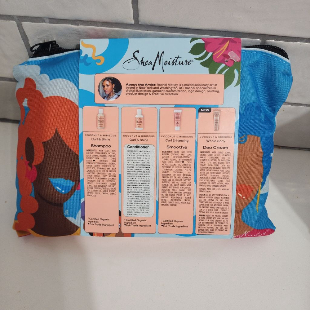 SheaMoisture Coconut & Hibiscus Travel Set. New - Picture 4 of 4